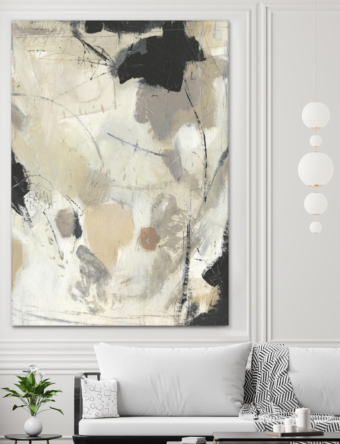 Scattered Remnants II by Tim OToole on GIANT ART - beige abstract abstract
