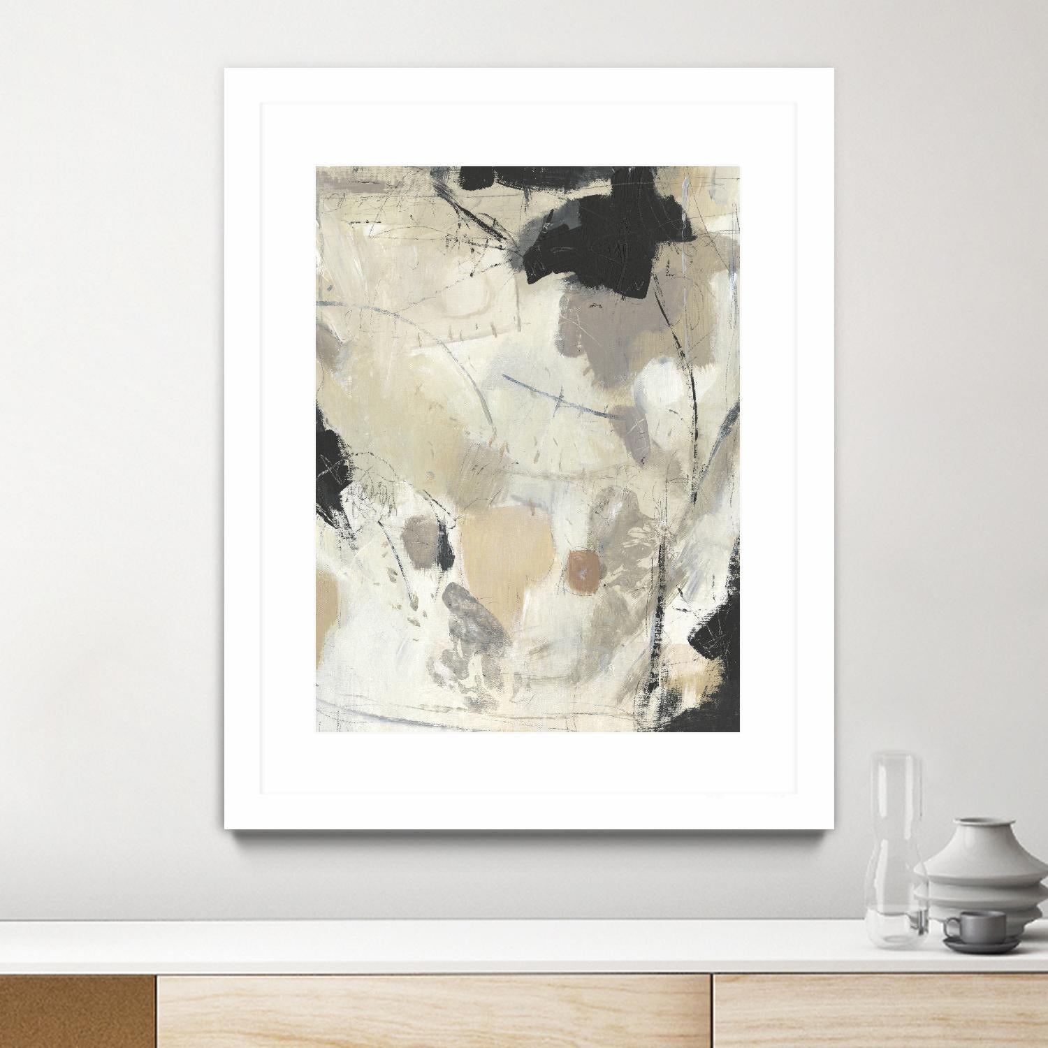 Scattered Remnants II by Tim OToole on GIANT ART - beige abstract abstract