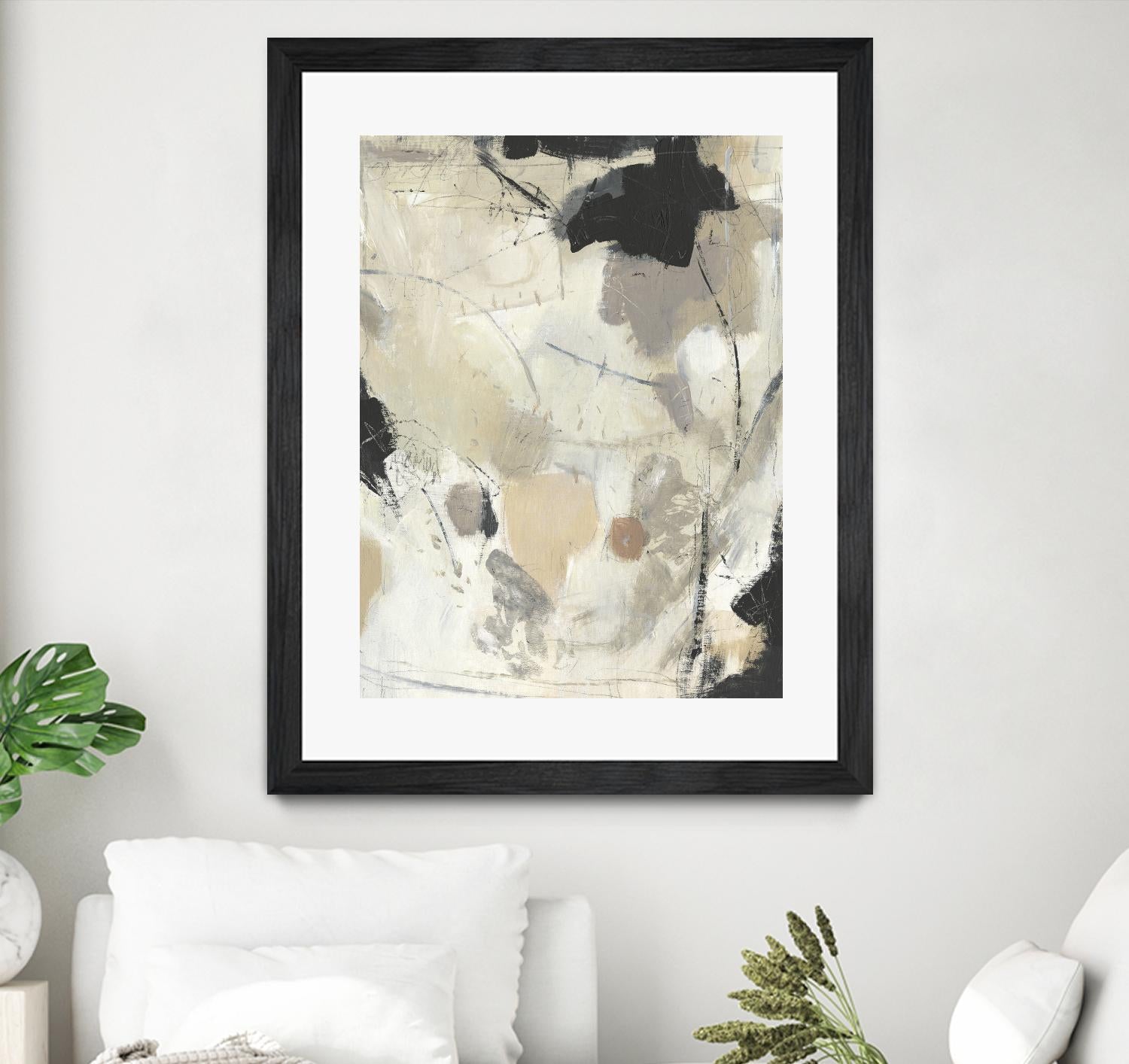 Scattered Remnants II by Tim OToole on GIANT ART - beige abstract abstract