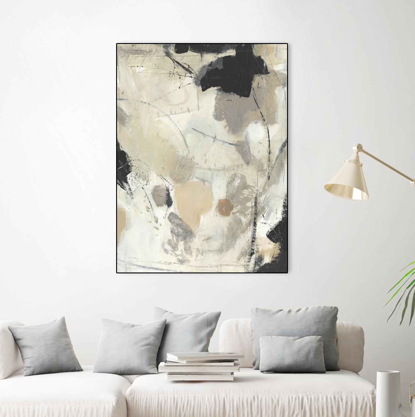 Scattered Remnants II by Tim OToole on GIANT ART - beige abstract abstract