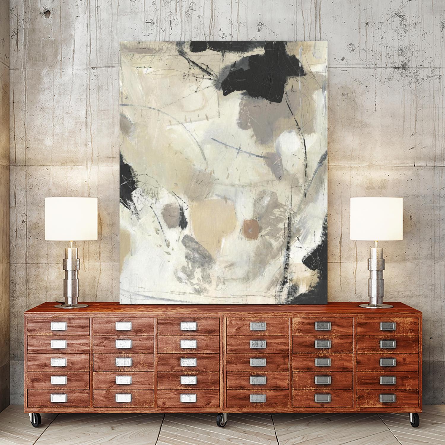 Scattered Remnants II by Tim OToole on GIANT ART - beige abstract abstract