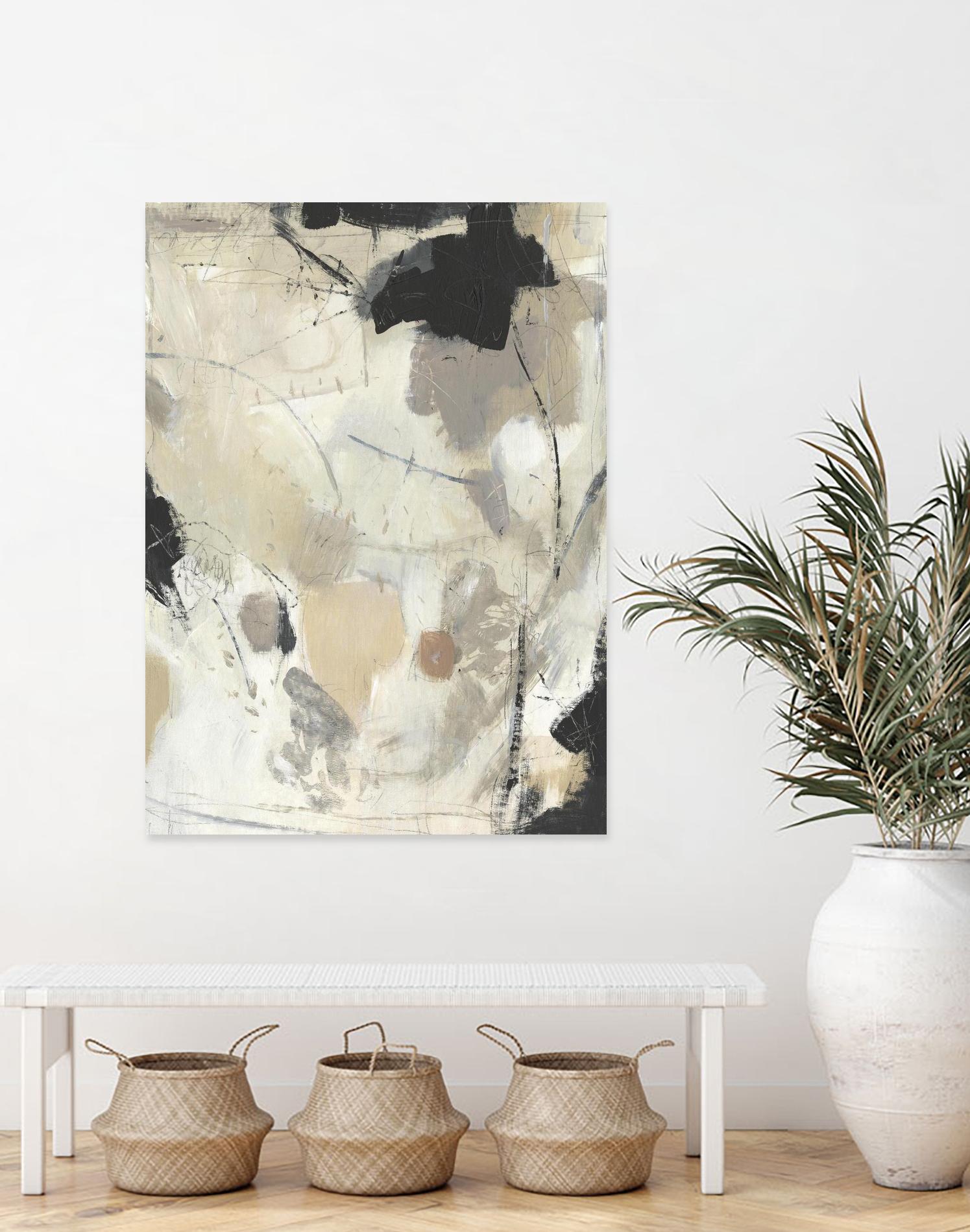 Scattered Remnants II by Tim OToole on GIANT ART - beige abstract abstract