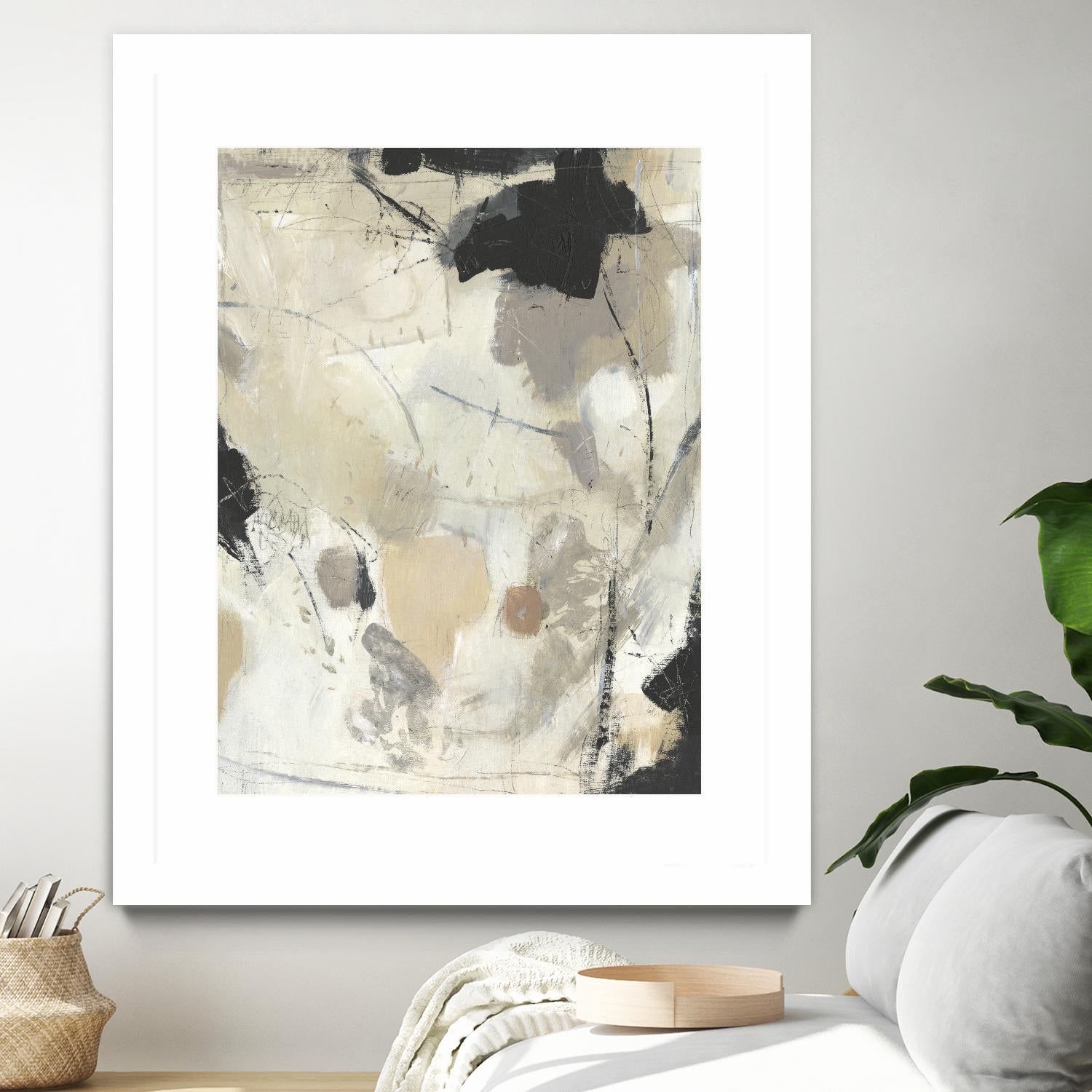 Scattered Remnants II by Tim OToole on GIANT ART - beige abstract abstract