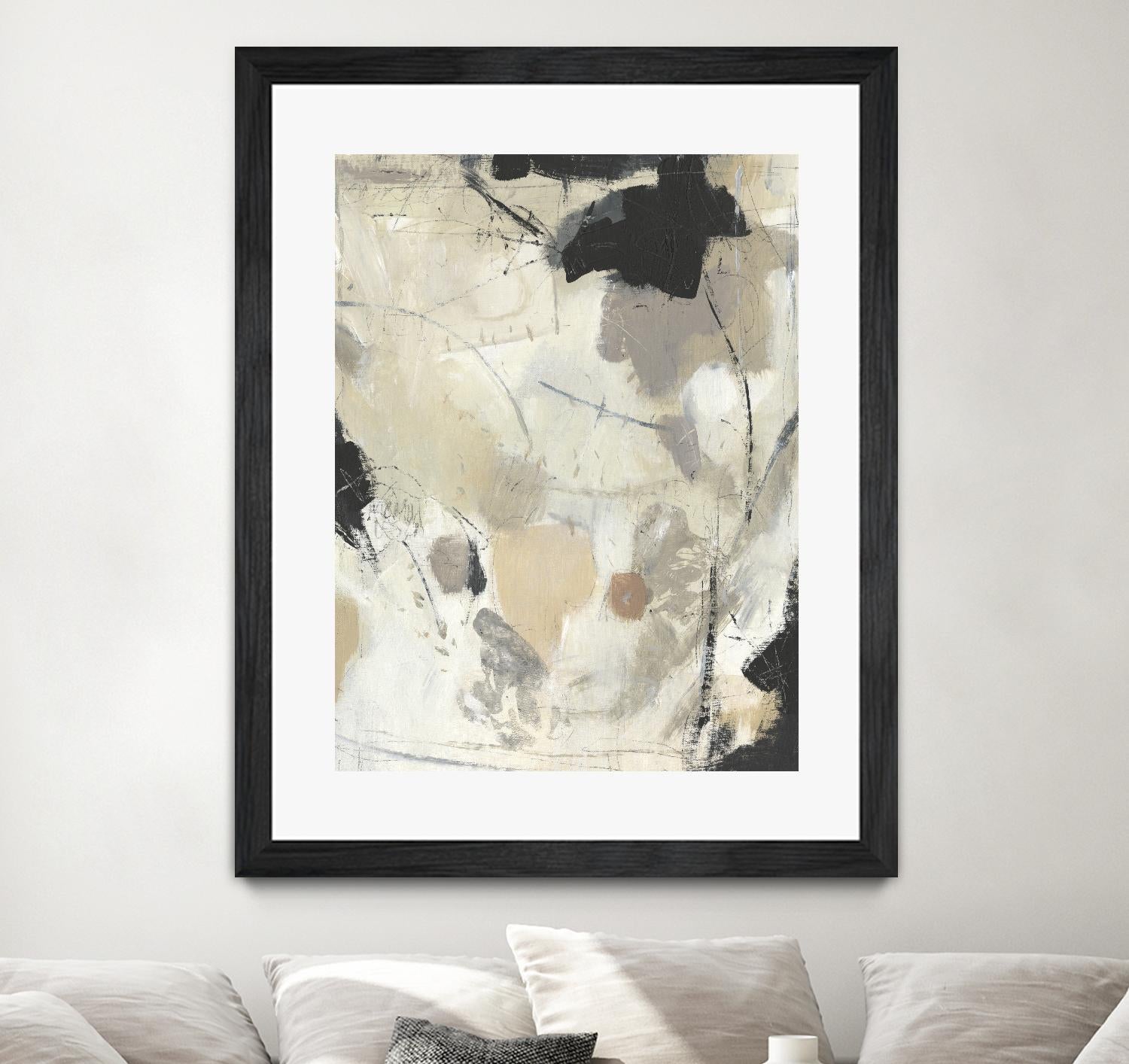Scattered Remnants II by Tim OToole on GIANT ART - beige abstract abstract