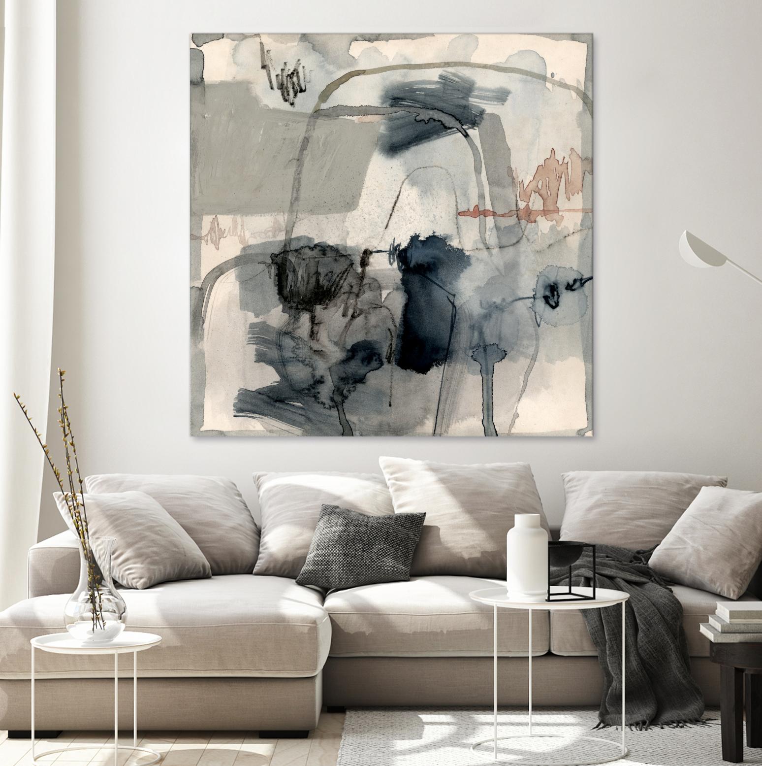 Torrential I by Victoria Barnes on GIANT ART - beige abstract abstract