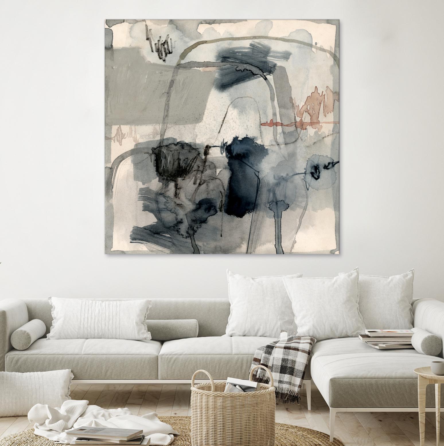 Torrential I by Victoria Barnes on GIANT ART - beige abstract abstract