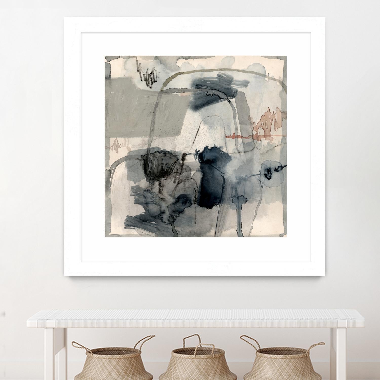 Torrential I by Victoria Barnes on GIANT ART - beige abstract abstract