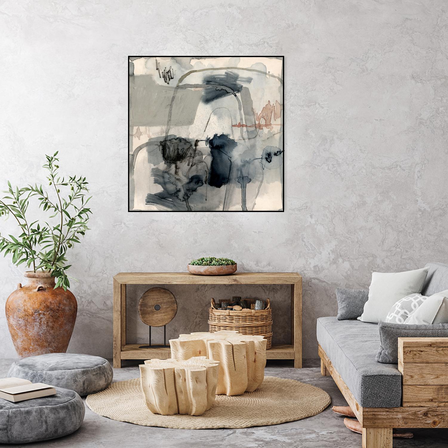 Torrential I by Victoria Barnes on GIANT ART - beige abstract abstract