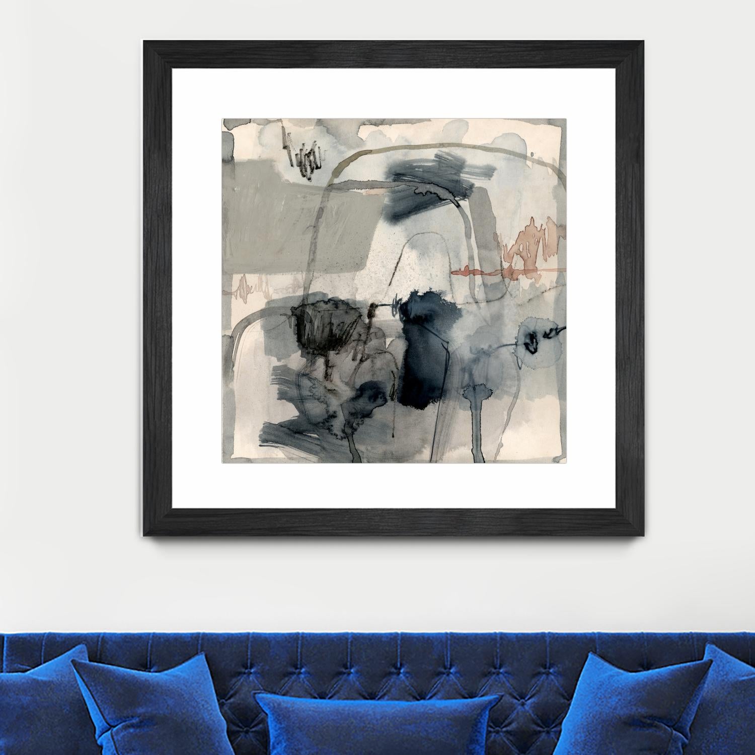 Torrential I by Victoria Barnes on GIANT ART - beige abstract abstract