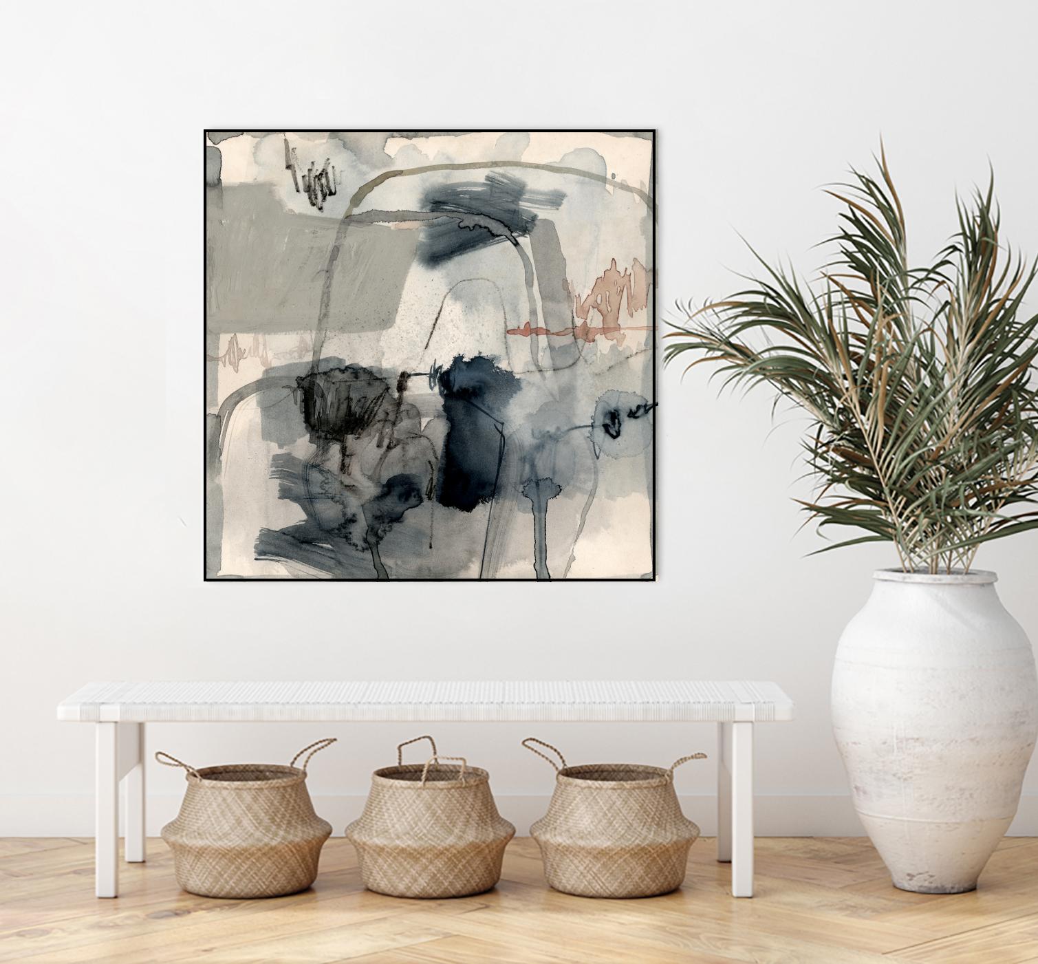 Torrential I by Victoria Barnes on GIANT ART - beige abstract abstract