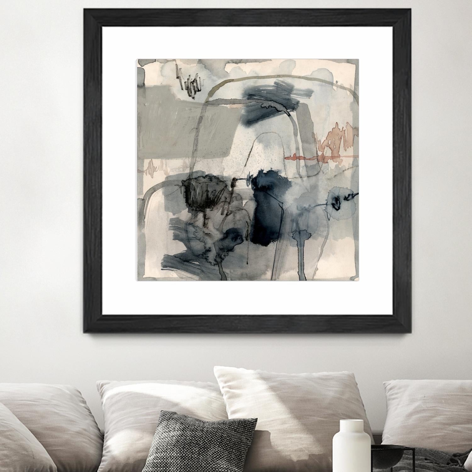 Torrential I by Victoria Barnes on GIANT ART - beige abstract abstract