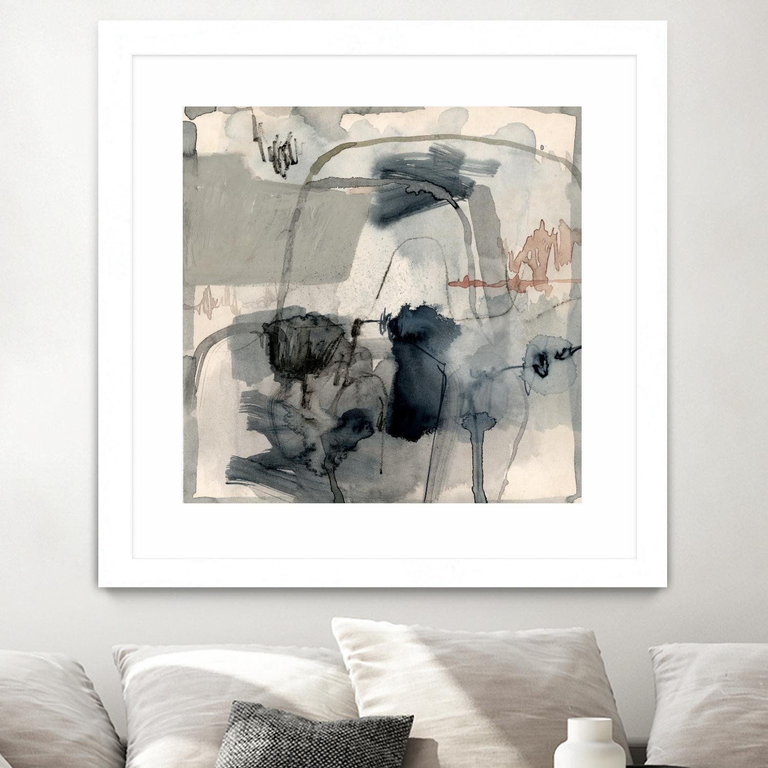 Torrential I by Victoria Barnes on GIANT ART - beige abstract abstract