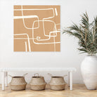 Wayfinder I by Victoria Barnes on GIANT ART - beige abstract abstract