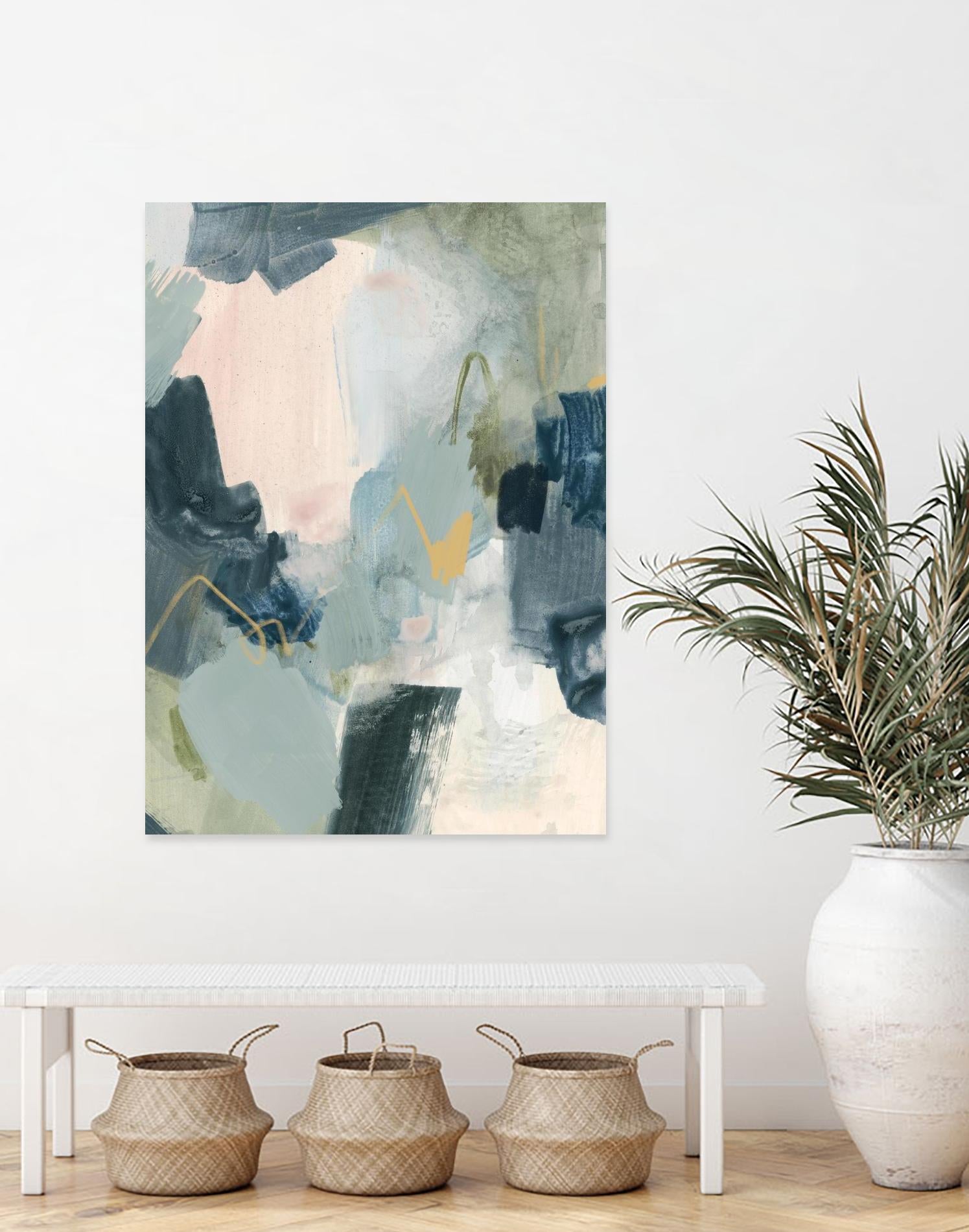 Lago II by Victoria Barnes on GIANT ART - gold abstract abstract