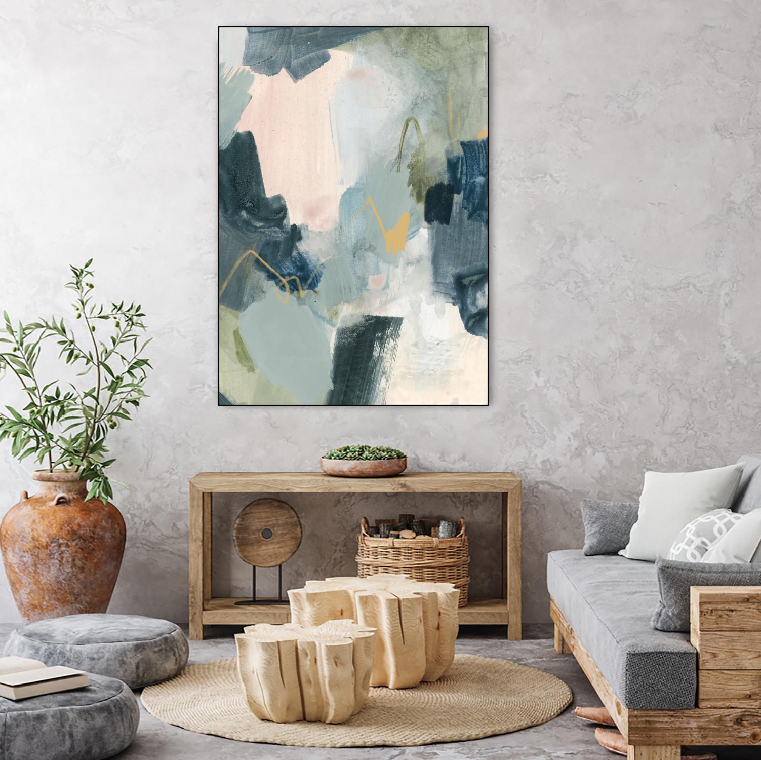 Lago II by Victoria Barnes on GIANT ART - gold abstract abstract