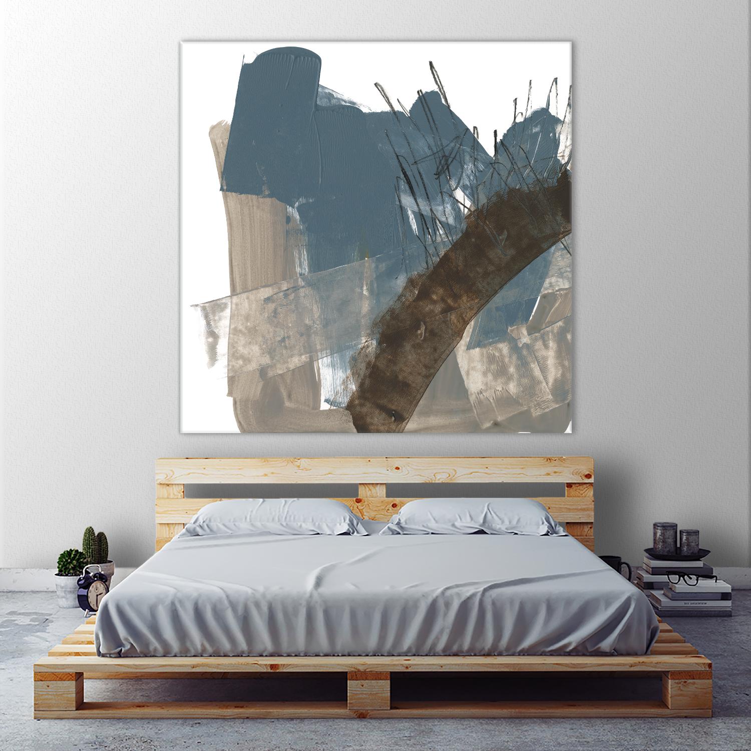 Neutral Arc I by Jennifer Goldberger on GIANT ART - white abstract abstract