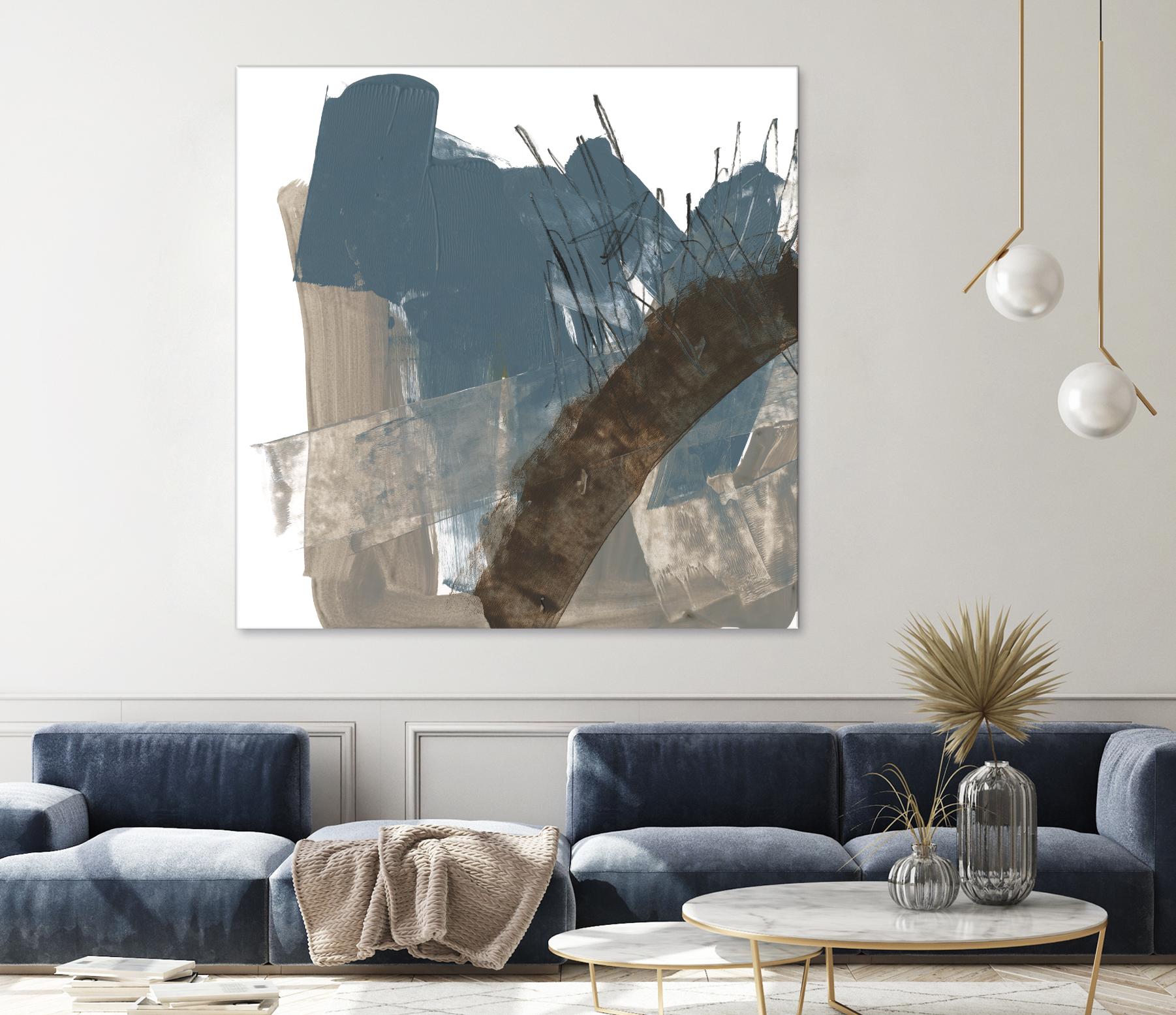 Neutral Arc I by Jennifer Goldberger on GIANT ART - white abstract abstract