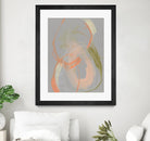 Pastel Loops I by Jennifer Goldberger on GIANT ART - orange abstract abstract