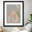 Pastel Loops I by Jennifer Goldberger on GIANT ART - orange abstract abstract