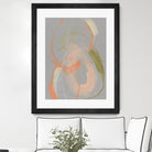 Pastel Loops I by Jennifer Goldberger on GIANT ART - orange abstract abstract