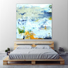 Abstract Beach by Karen Fields on GIANT ART - green abstract abstract