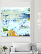 Abstract Beach by Karen Fields on GIANT ART - green abstract abstract