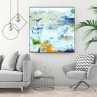 Abstract Beach by Karen Fields on GIANT ART - green abstract abstract