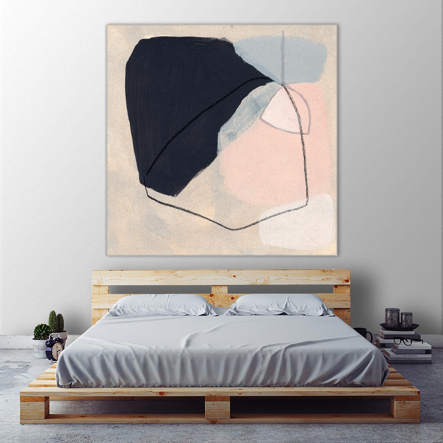 Keystone I by June Vess on GIANT ART - pink abstract abstract