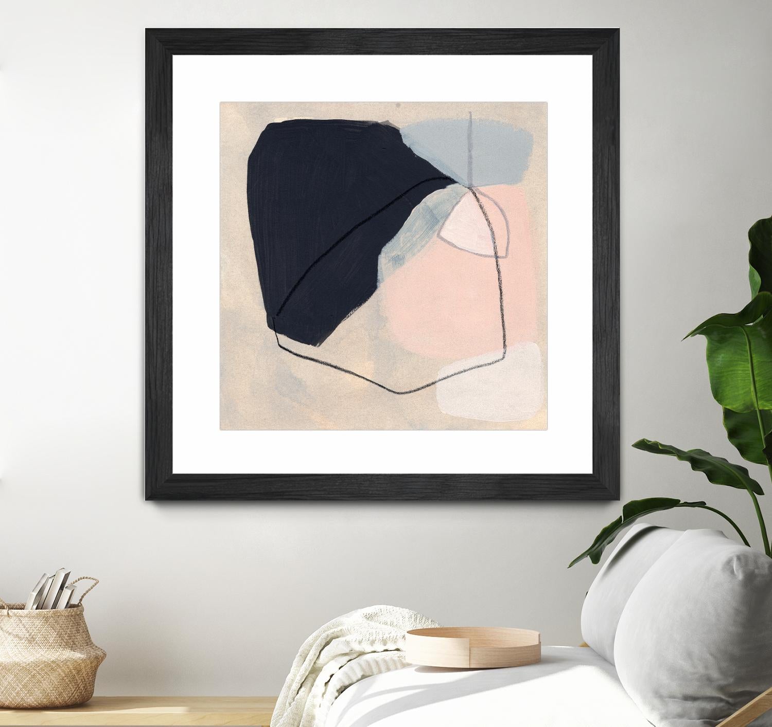 Keystone I by June Vess on GIANT ART - pink abstract abstract