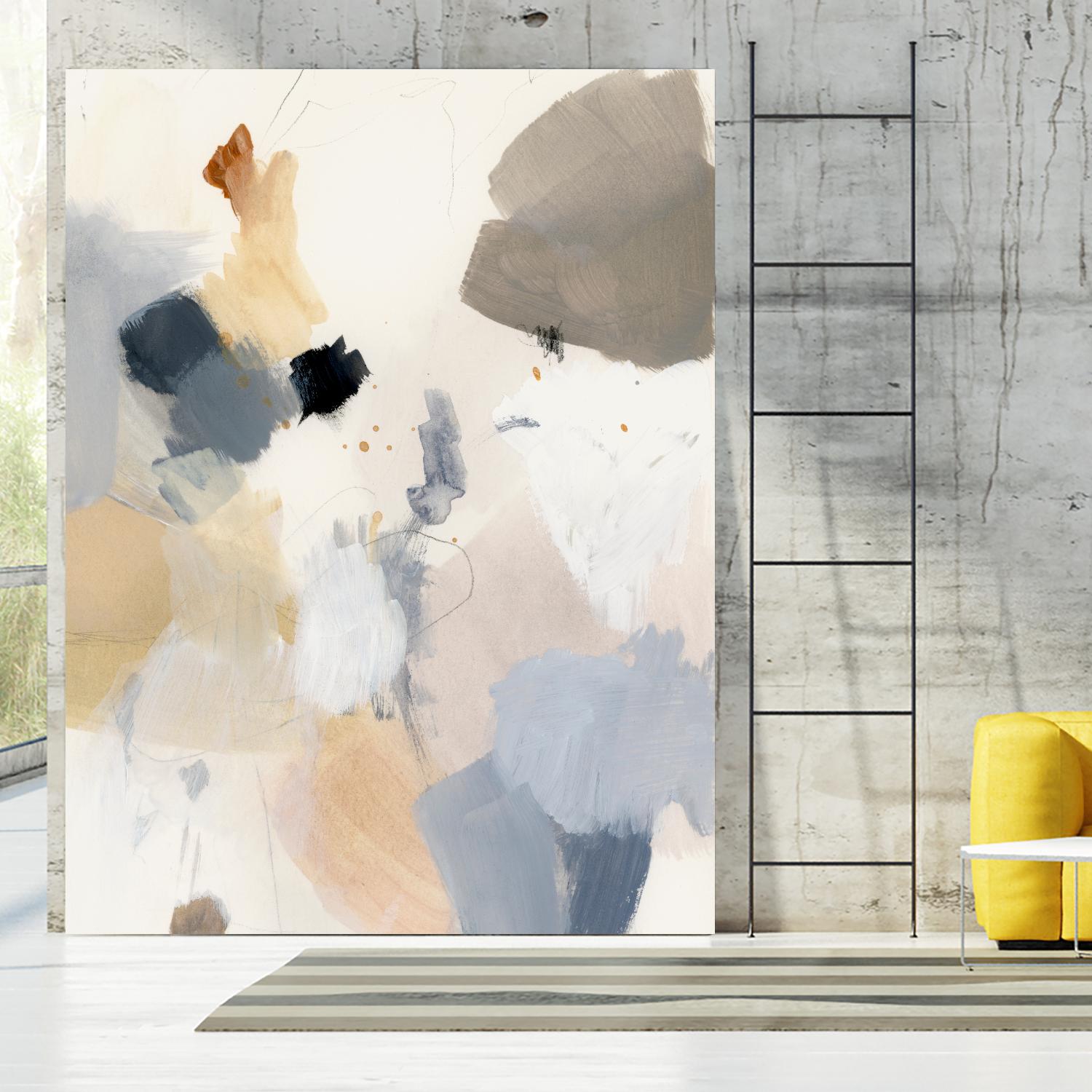 Neutral Scrawl II by Victoria Barnes on GIANT ART - grey  abstract abstract