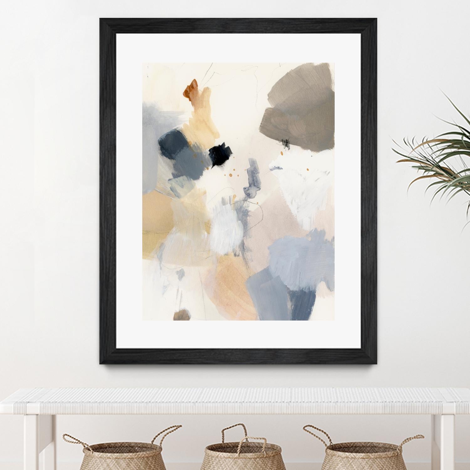 Neutral Scrawl II by Victoria Barnes on GIANT ART - grey  abstract abstract