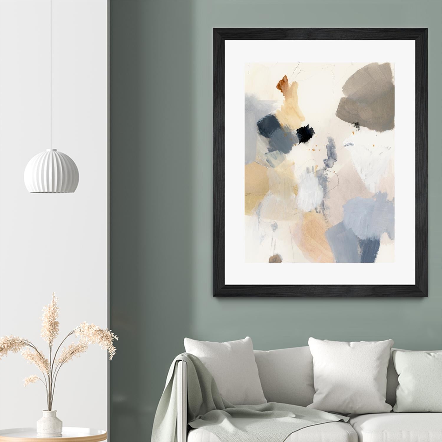 Neutral Scrawl II by Victoria Barnes on GIANT ART - grey  abstract abstract