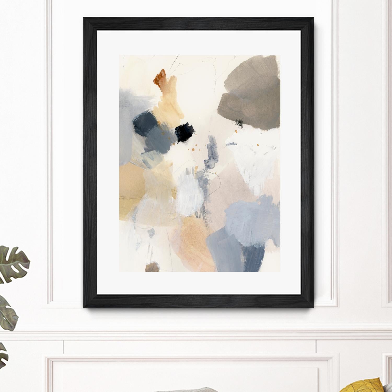 Neutral Scrawl II by Victoria Barnes on GIANT ART - grey  abstract abstract