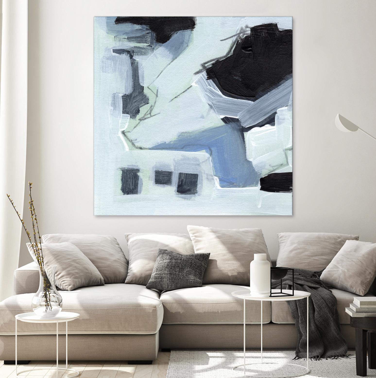 Fractal Sky V by Jennifer Parker on GIANT ART - blue  abstract abstract