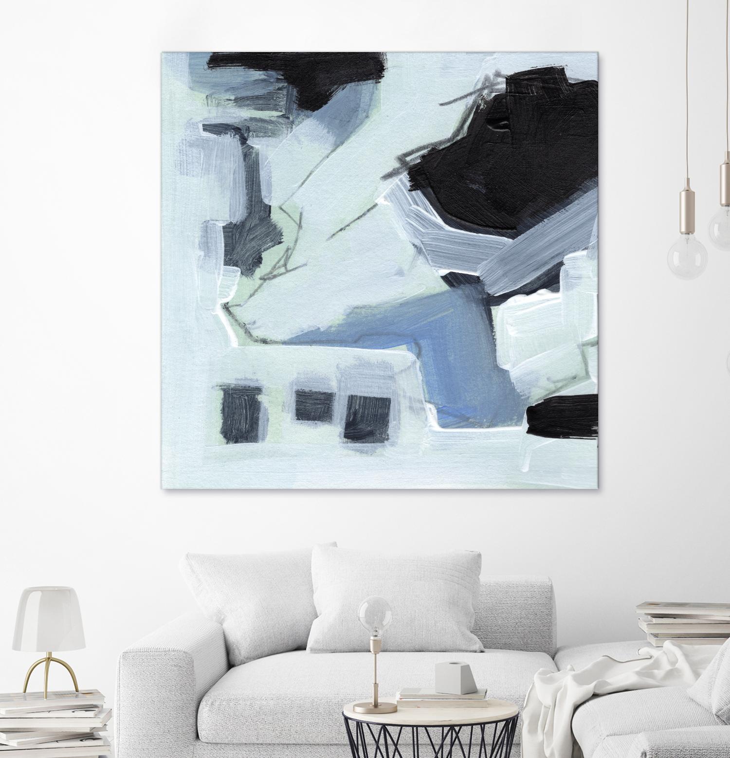 Fractal Sky V by Jennifer Parker on GIANT ART - blue  abstract abstract