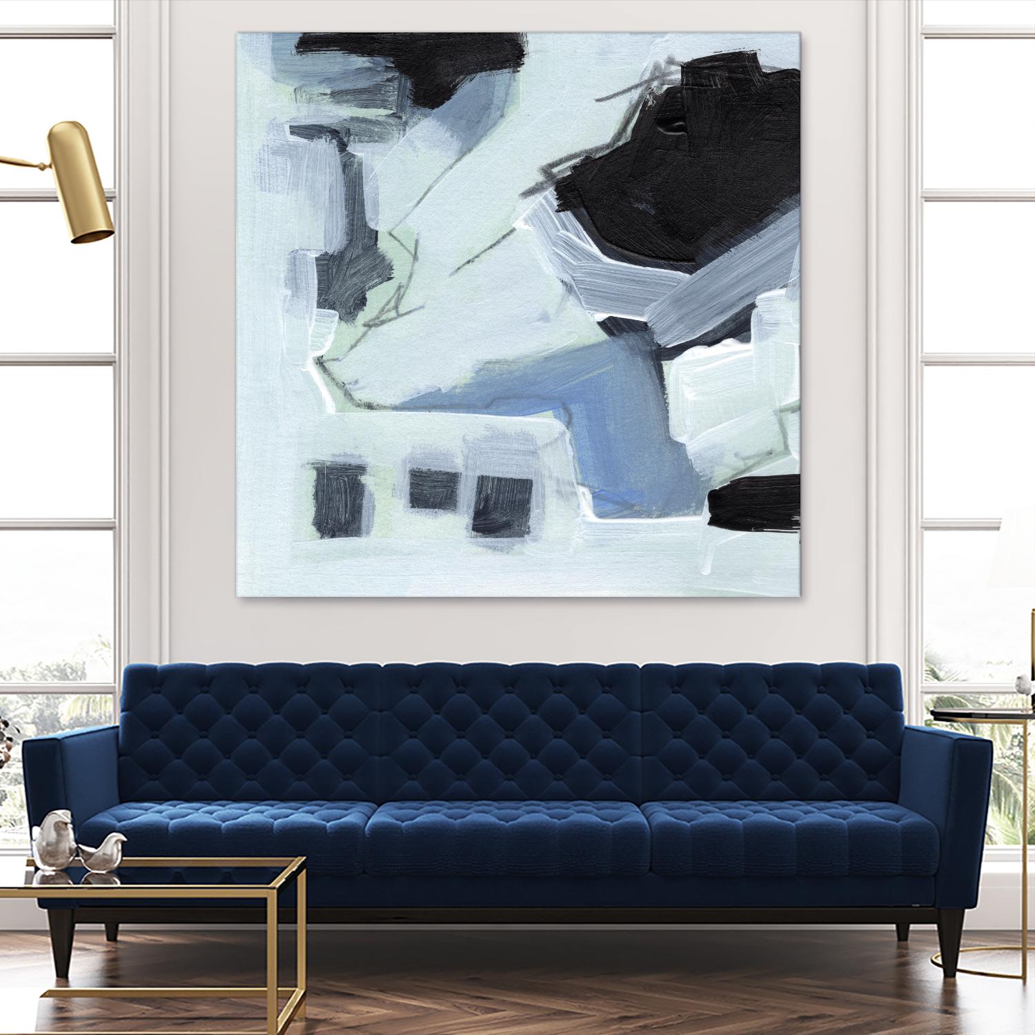 Fractal Sky V by Jennifer Parker on GIANT ART - blue  abstract abstract