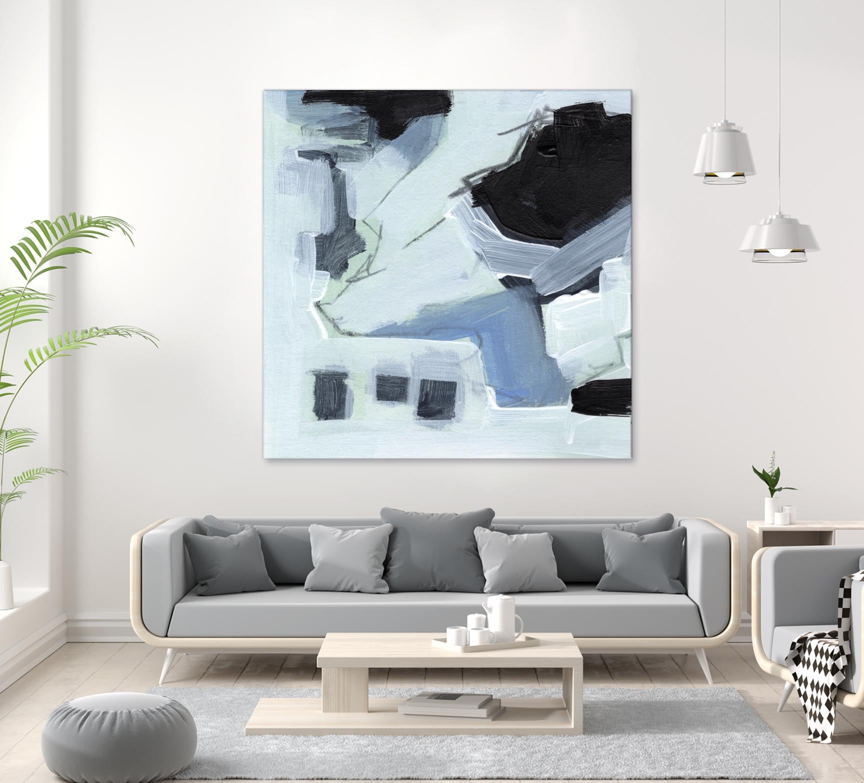 Fractal Sky V by Jennifer Parker on GIANT ART - blue  abstract abstract