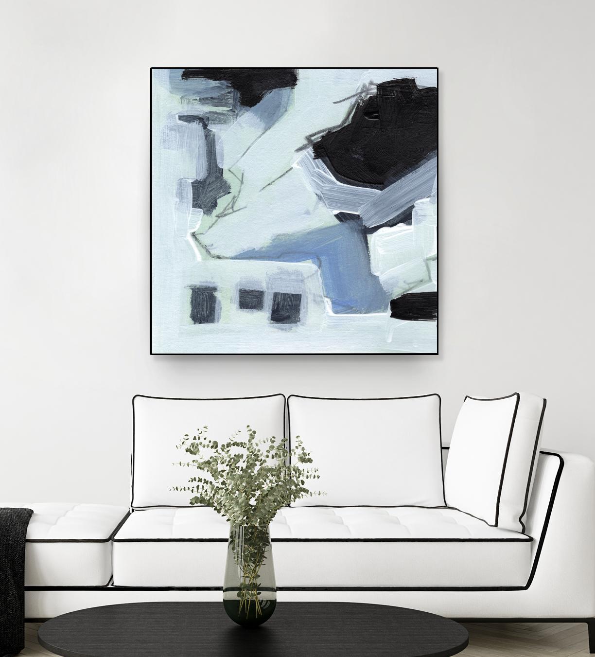 Fractal Sky V by Jennifer Parker on GIANT ART - blue  abstract abstract