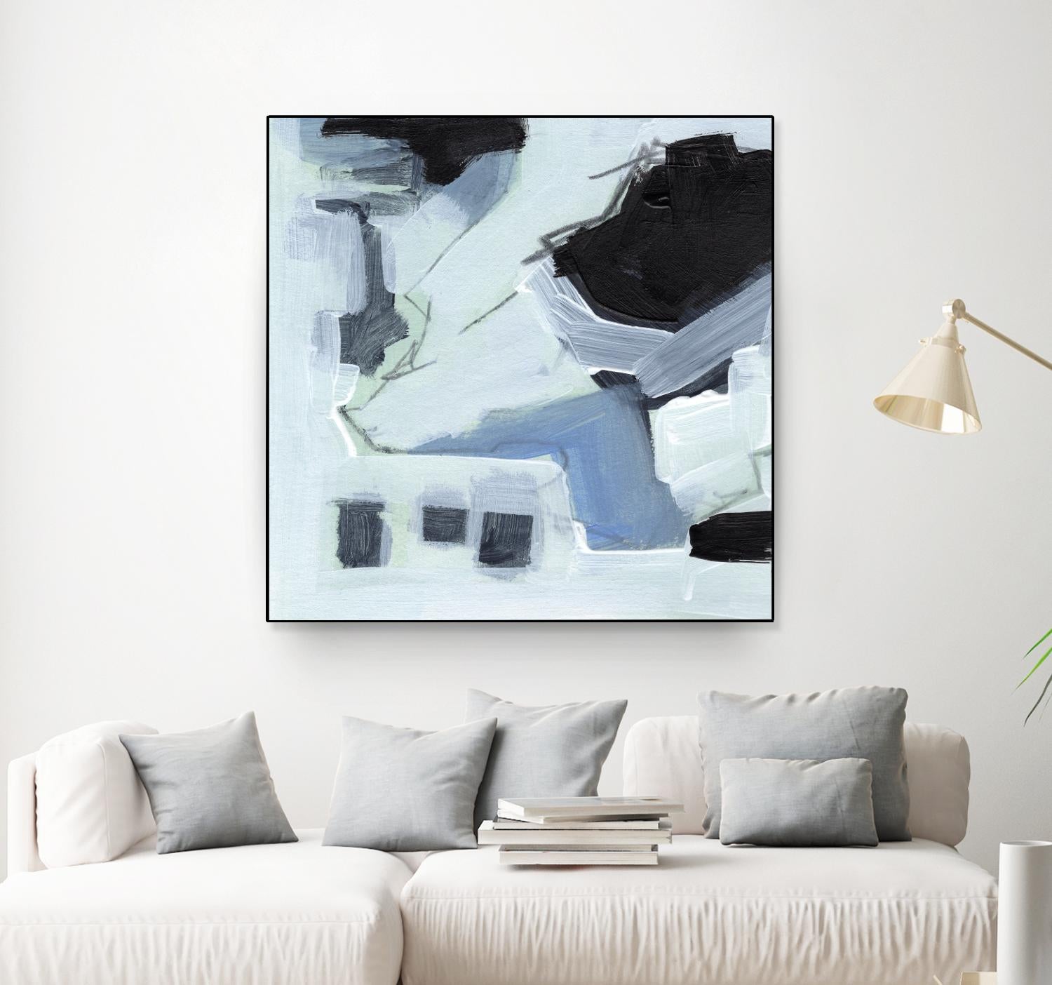 Fractal Sky V by Jennifer Parker on GIANT ART - blue  abstract abstract