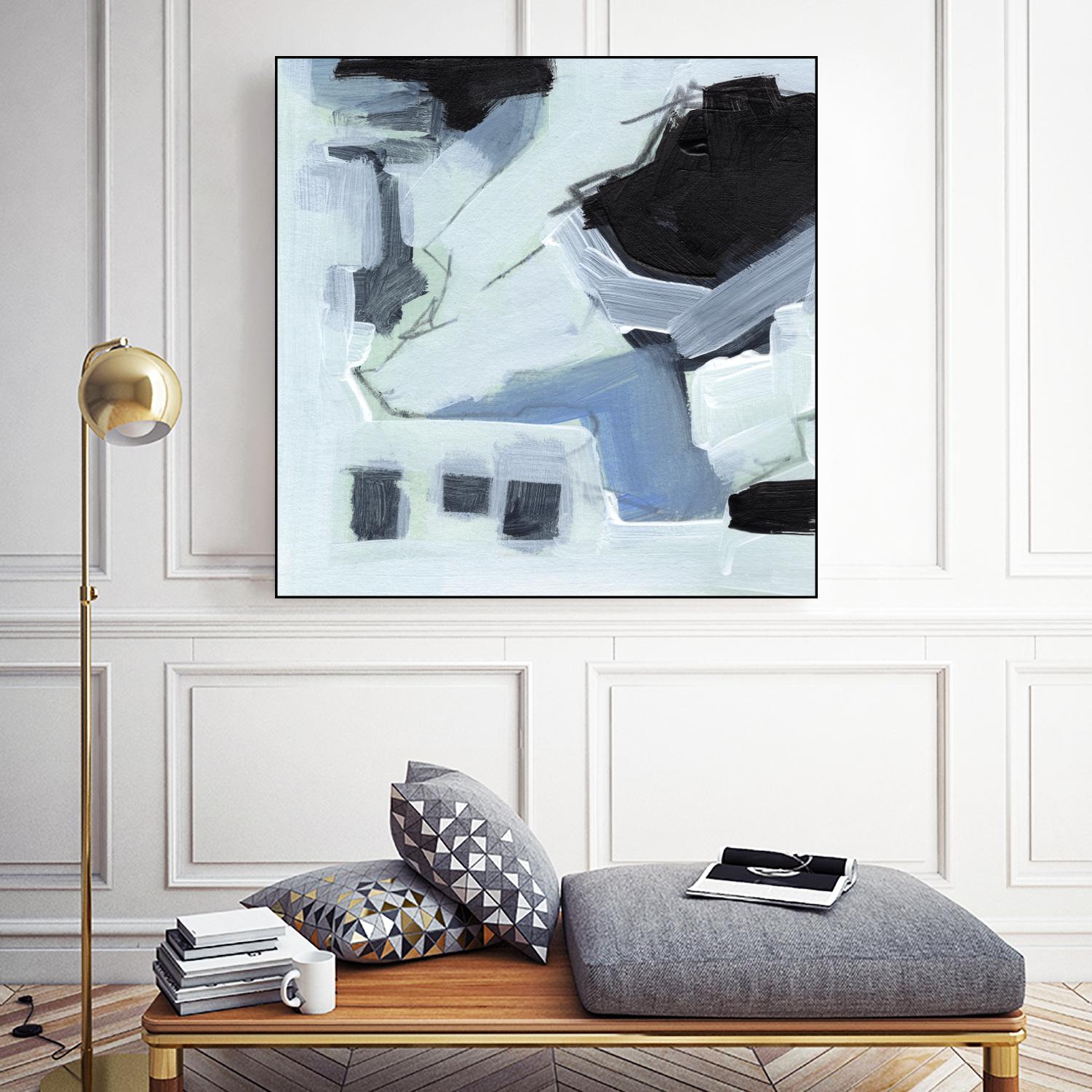 Fractal Sky V by Jennifer Parker on GIANT ART - blue  abstract abstract