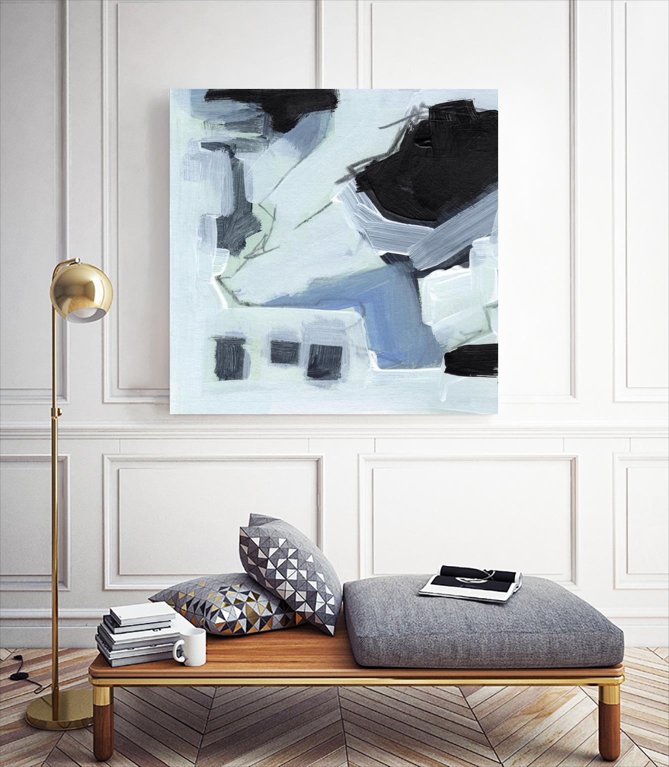 Fractal Sky V by Jennifer Parker on GIANT ART - blue  abstract abstract