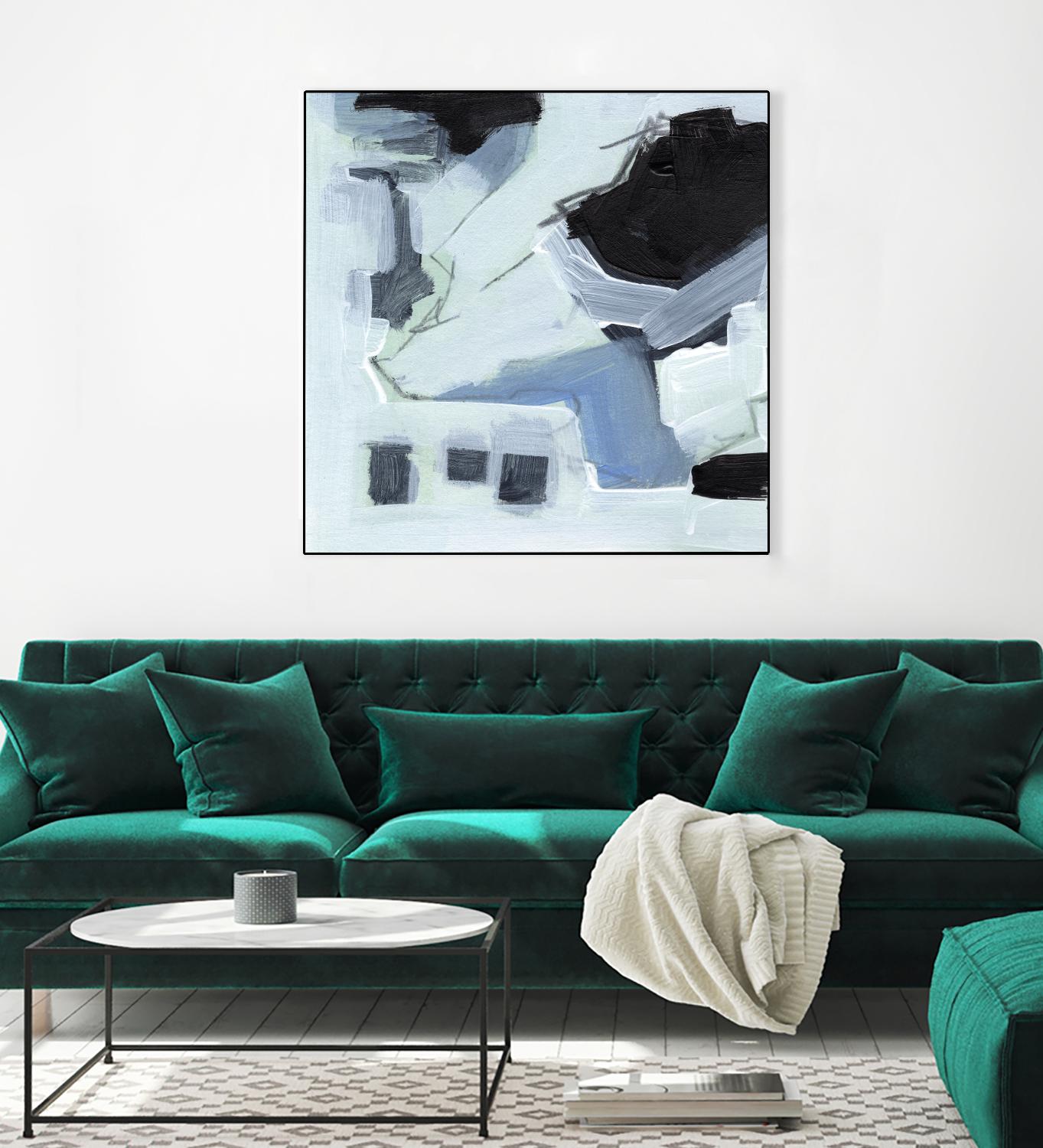 Fractal Sky V by Jennifer Parker on GIANT ART - blue  abstract abstract