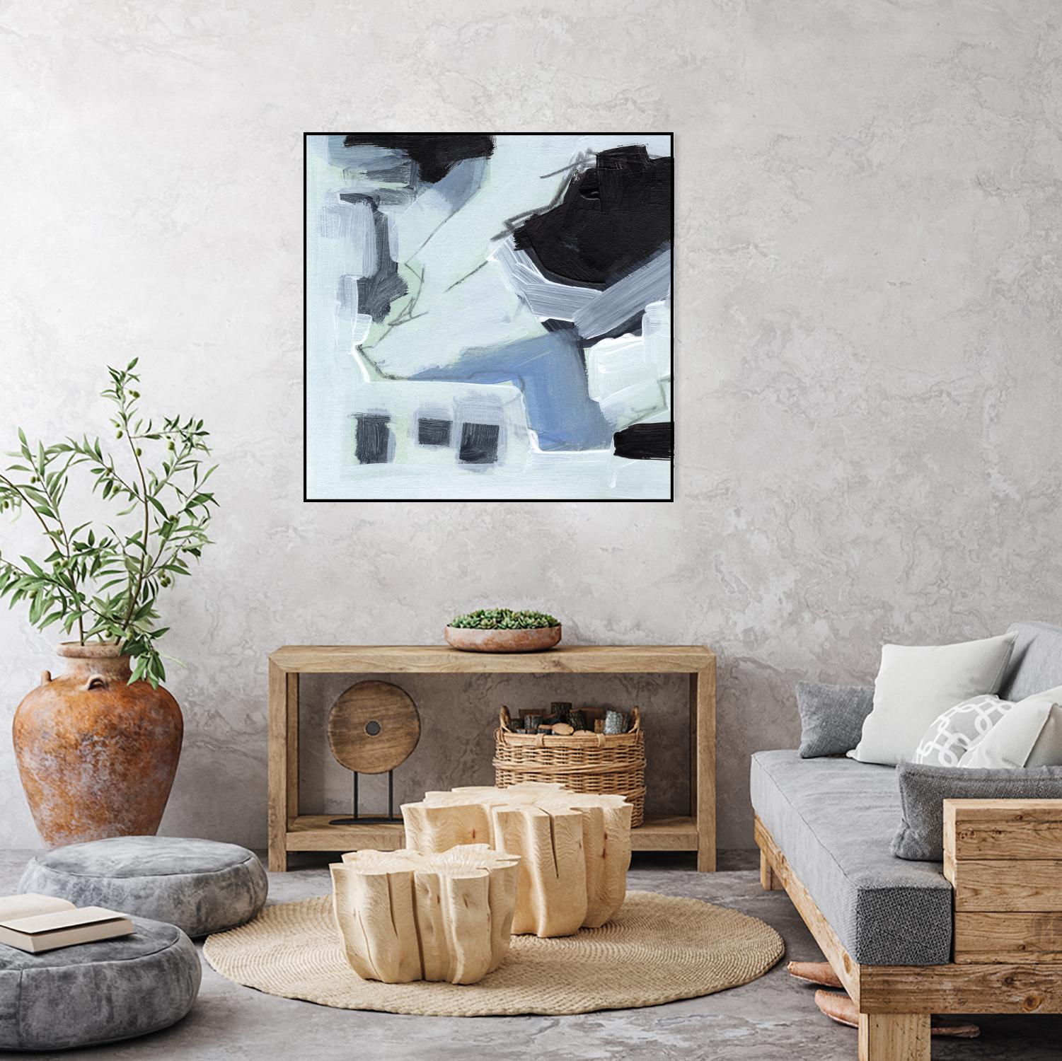 Fractal Sky V by Jennifer Parker on GIANT ART - blue  abstract abstract