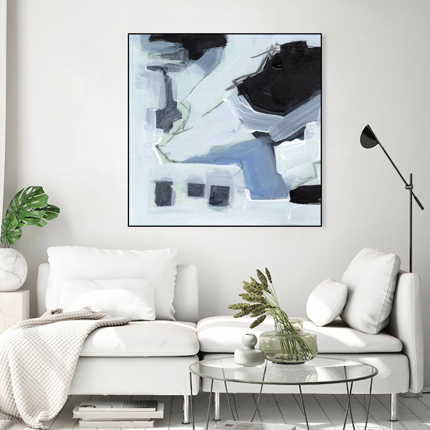 Fractal Sky V by Jennifer Parker on GIANT ART - blue  abstract abstract