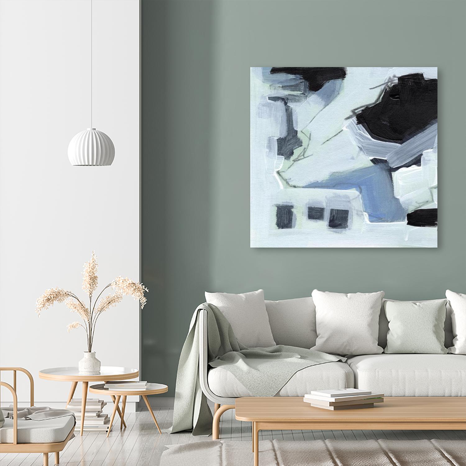 Fractal Sky V by Jennifer Parker on GIANT ART - blue  abstract abstract