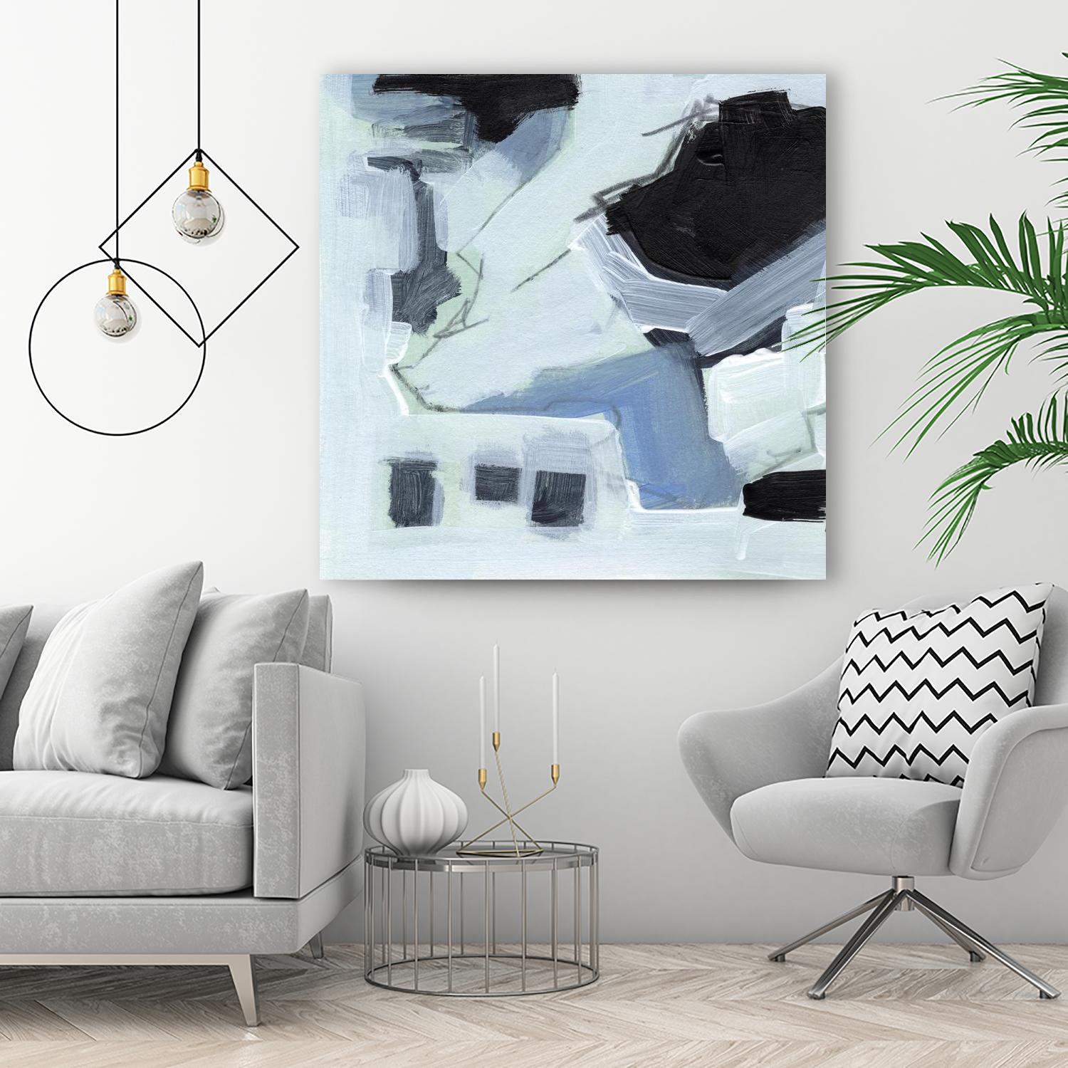 Fractal Sky V by Jennifer Parker on GIANT ART - blue  abstract abstract