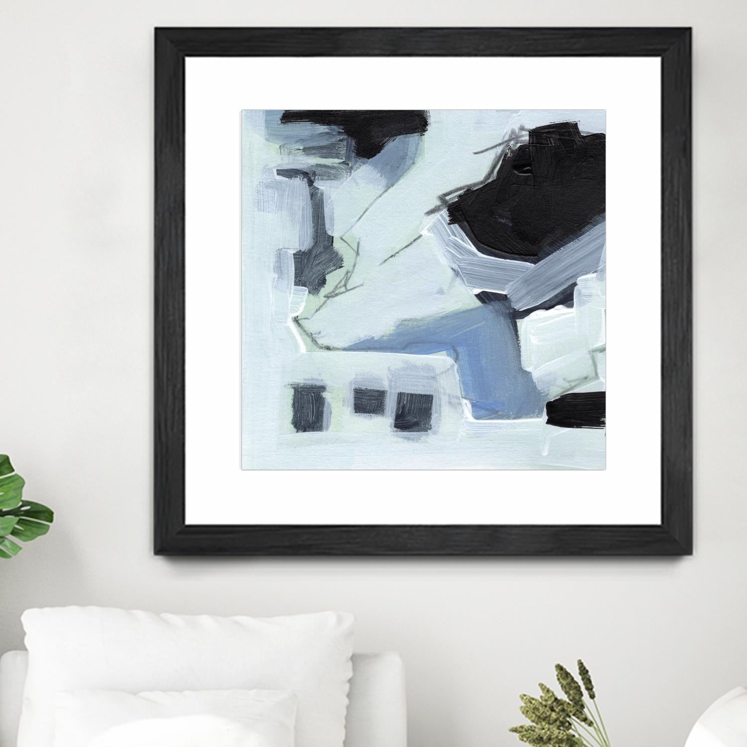 Fractal Sky V by Jennifer Parker on GIANT ART - blue  abstract abstract