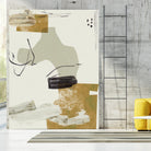 Over the Line IV by Melissa Wang on GIANT ART - beige abstract abstract