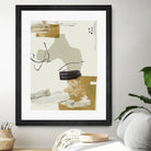 Over the Line IV by Melissa Wang on GIANT ART - beige abstract abstract