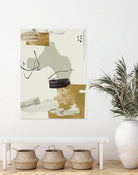 Over the Line IV by Melissa Wang on GIANT ART - beige abstract abstract